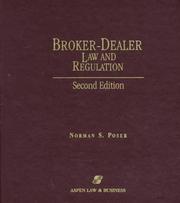 Cover of: Broker-dealer law and regulation
