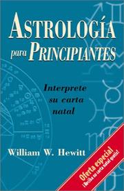 Cover of: Astrología para principiantes by William W. Hewitt