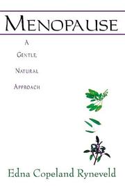 Cover of: Menopause: a gentle, natural approach