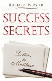Cover of: Success secrets: letters to Matthew