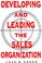 Cover of: Developing and leading the sales organization