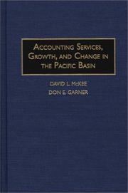 Cover of: Accounting services, growth, and change in the Pacific Basin