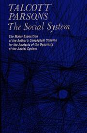 Cover of: Social System by Talcott Parsons