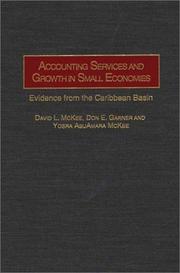 Cover of: Accounting services and growth in small economies: evidence from the Caribbean basin