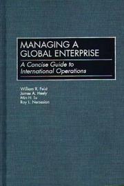 Cover of: Managing a Global Enterprise: A Concise Guide to International Operations