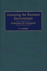 Cover of: Assessing the Business Environment: Guidelines For Strategists