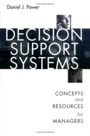 Decision Support Systems by Daniel J. Power
