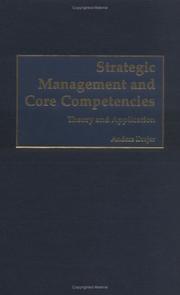 Cover of: Strategic Management and Core Competencies | Anders Drejer