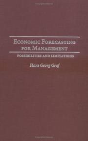 Cover of: Economic Forecasting for Management: Possibilities and Limitations