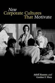 Cover of: New Corporate Cultures That Motivate