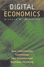 Cover of: Digital Economics: How Information Technology Has Transformed Business Thinking