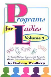 Cover of: Programs for Ladies Volume 2
