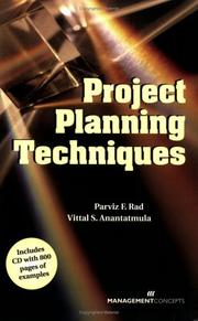 Cover of: Project Planning Techniques