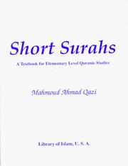 Cover of: Short surahs: with Arabic text, English translation and transliteration