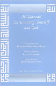 Cover of: Al-Ghazzali On Knowing Yourself and God by al-Ghazzālī