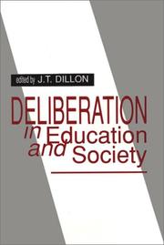 Cover of: Deliberation in education and society