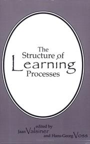 Cover of: The structure of learning processes