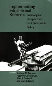 Cover of: Implementing Educational Reform: Sociological Perspectives on Educational Policy (Social and Policy Issues in Education)