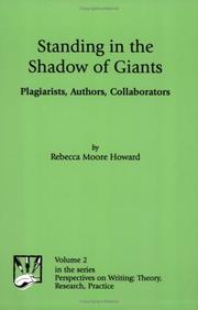 Cover of: Standing in the shadow of giants: plagiarists, authors, collaborators