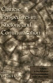 Cover of: Chinese perspectives in rhetoric and communication