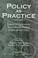Cover of: Policy as Practice