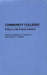 Cover of: Community Colleges by 