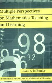 Cover of: Multiple Perspectives on Mathematics Teaching and Learning (International Perspectives on Mathematics Education, V. 1)
