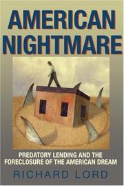 Cover of: American Nightmare by Richard Lord, Richard Lord