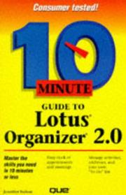 10 minute guide to Lotus Organizer 2.0 by Robert Mullen