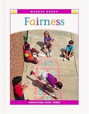 Cover of: Fairness: A Level Three Reader (Wonder Books Level 3 Values)