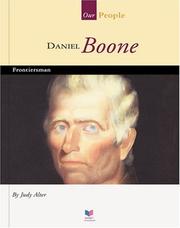 Cover of: Daniel Boone by Judy Alter