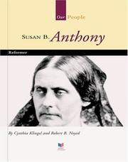 Cover of: Susan B. Anthony: Reformer (Spirit of America Our People)