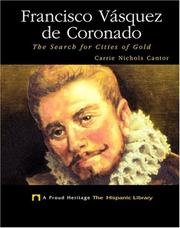 Cover of: Francisco Vásquez de Coronado: the search for cities of gold