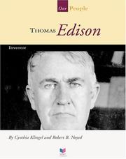 Cover of: Thomas Edison: Inventor (Spirit of America-Our People)