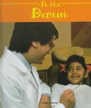 Cover of: At the dentist