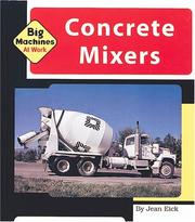 Cover of: Concrete mixers