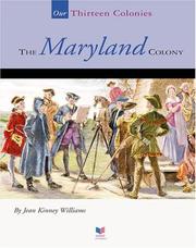 Cover of: The Maryland Colony by Jean Kinney Williams