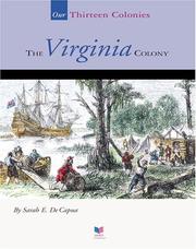 Cover of: The Virginia colony by Sarah De Capua