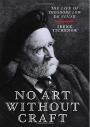 Cover of: No art without craft by Irene Tichenor