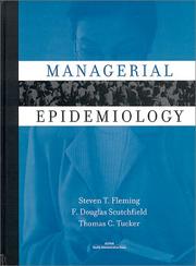 Cover of: Managerial Epidemiology by 