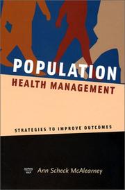 Population Health Management by Ann Scheck McAlearney