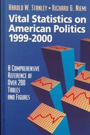 Vital statistics on American politics, 1999-2000 by Harold W. Stanley, Richard G. Niemi