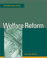 Cover of: Welfare Reform (Cq's Vital Issues) by Kristin S. Seefeldt