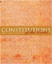Constitutions of the world by Maddex, Robert L.
