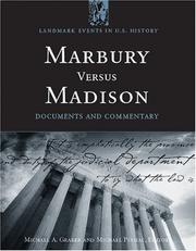 Cover of: Marbury versus Madison by Mark A. Graber