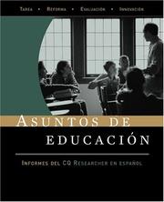 Cover of: Asuntos de educacion by CQ Press