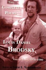 Cover of: The complete poems of Louis Daniel Brodsky by Louis Daniel Brodsky