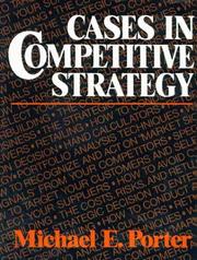 Cover of: Cases in competitive strategy