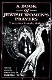 Cover of: A book of Jewish women's prayers: translations from the Yiddish