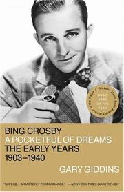 Cover of: Bing Crosby | Gary Giddins